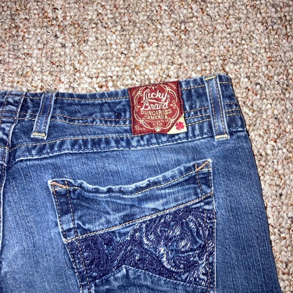 Lucky Brand Gene Montesano Wonder Baltic Vintage Jeans Dungarees size 10/30 - Picture 3 of 12